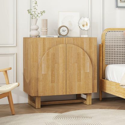 2 Door Cabinet, Suitable For Bedroom - Natural Home Essentials