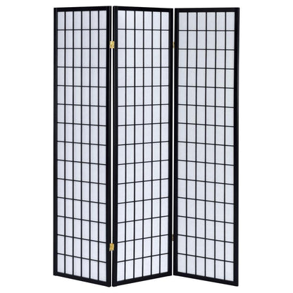 Carrie - 3-Panel Room Divider Folding Shoji Screen CoasterEveryday