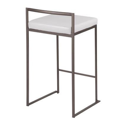 Fuji - Industrial Stackable Counter Stool Elegant Design Lumi Source