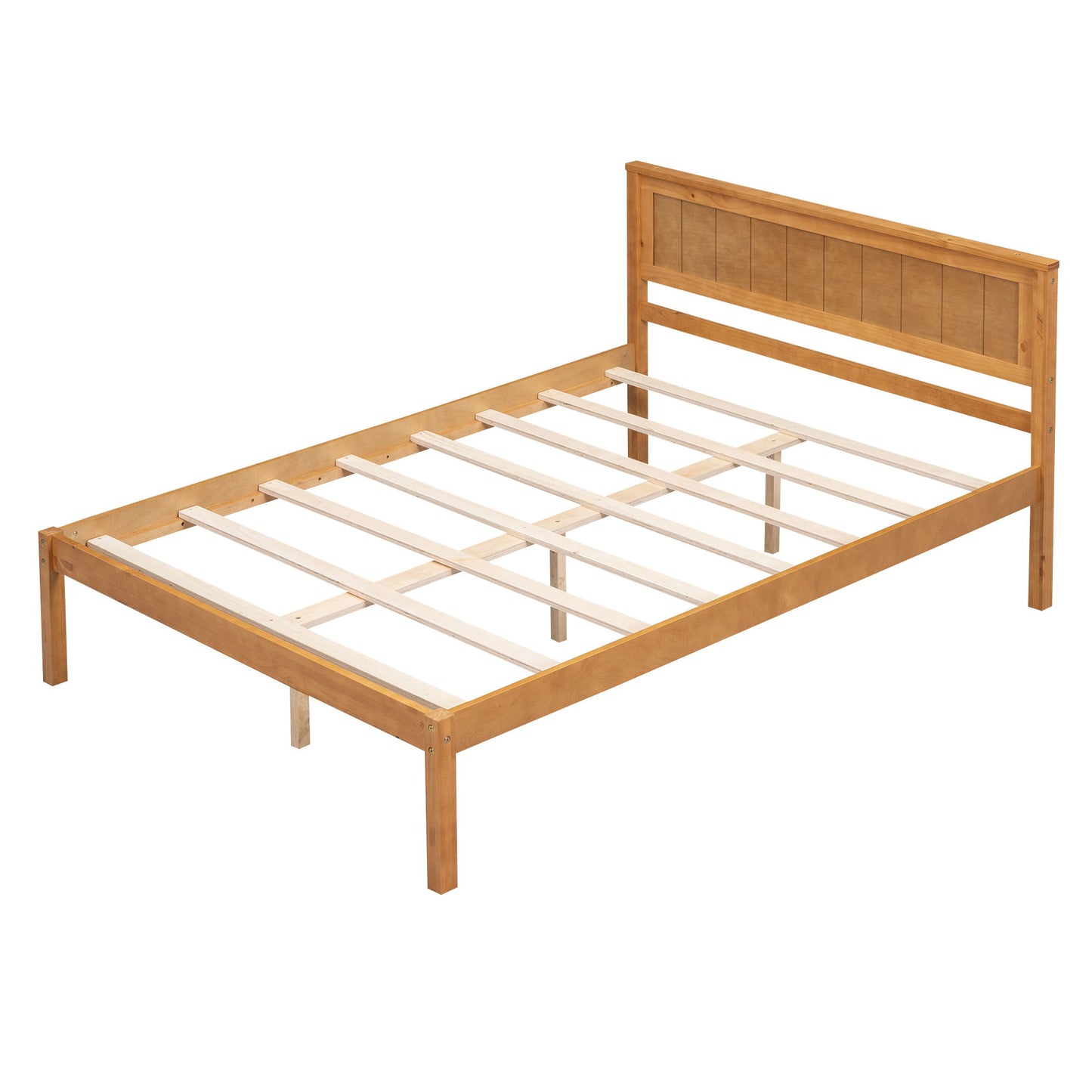 Platform Bed Frame With Headboard Hearth and Haven