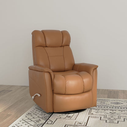 Bentley - Swivel Glider Recliner With Manual Adjustable Headrest & Footrest Home Essentials