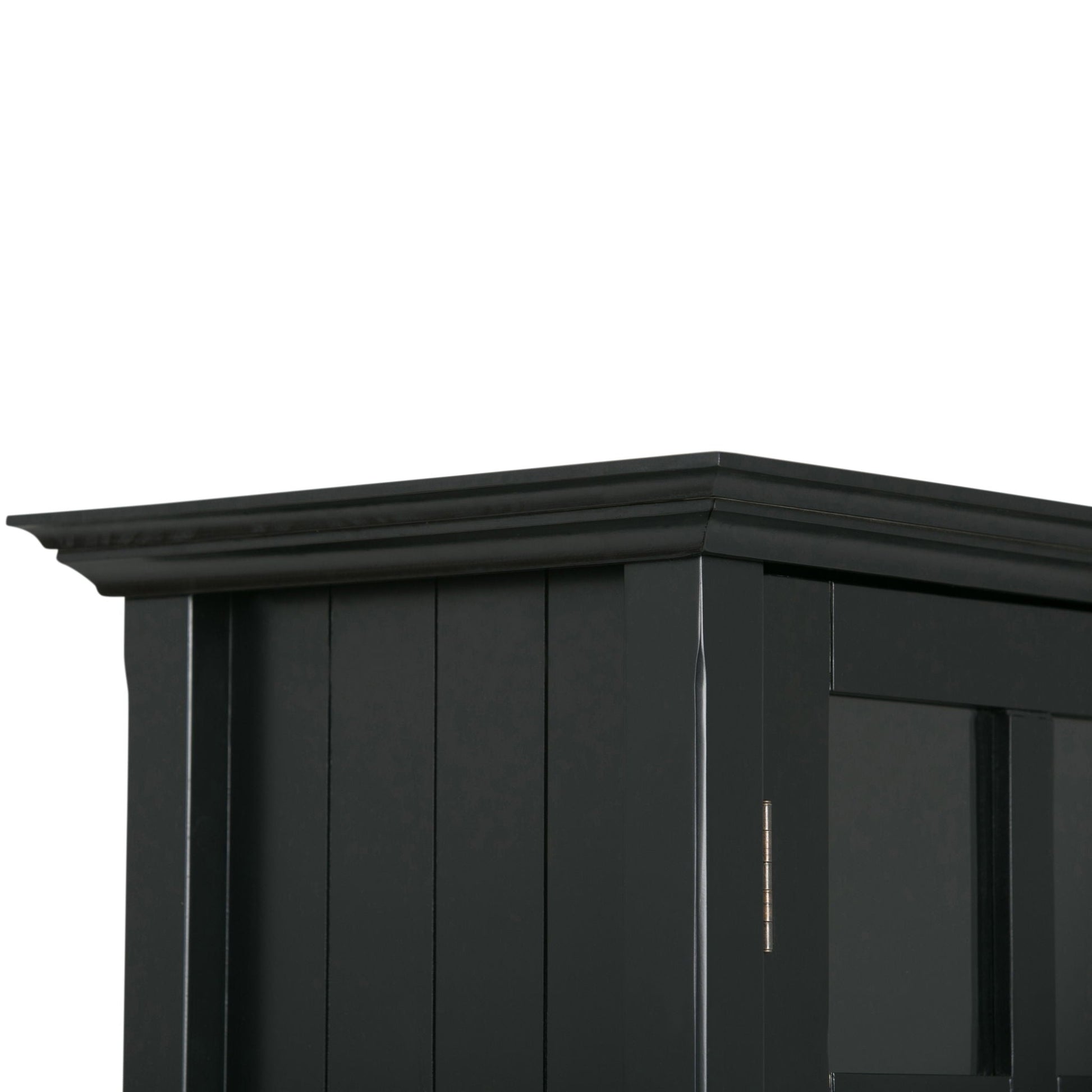 Acadian - Medium Storage Cabinet, Handcrafted Simpli-Home