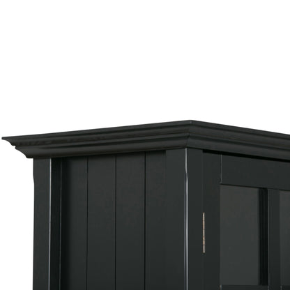 Acadian - Medium Storage Cabinet, Handcrafted Simpli-Home