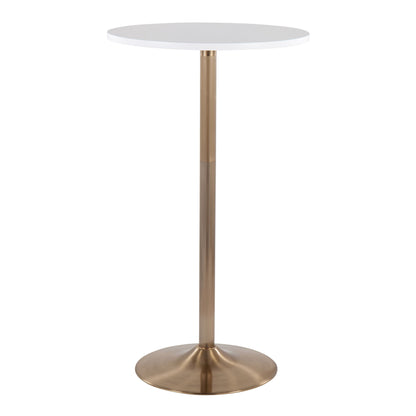 Pebble - Contemporary & Glam Adjustable Dining / Bar Table Lumi Source