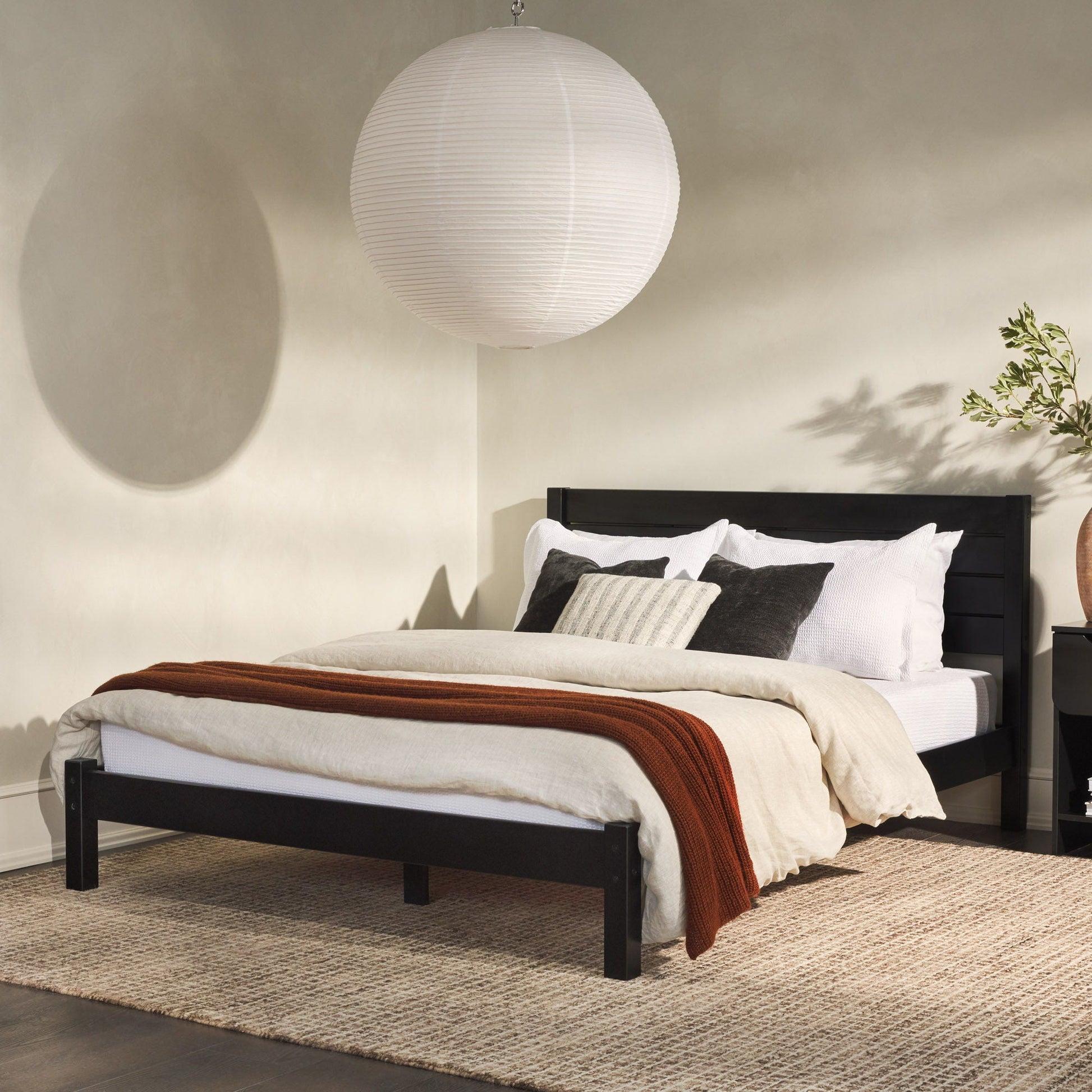 Modern Minimalist Boho Bedframe Walker Edison