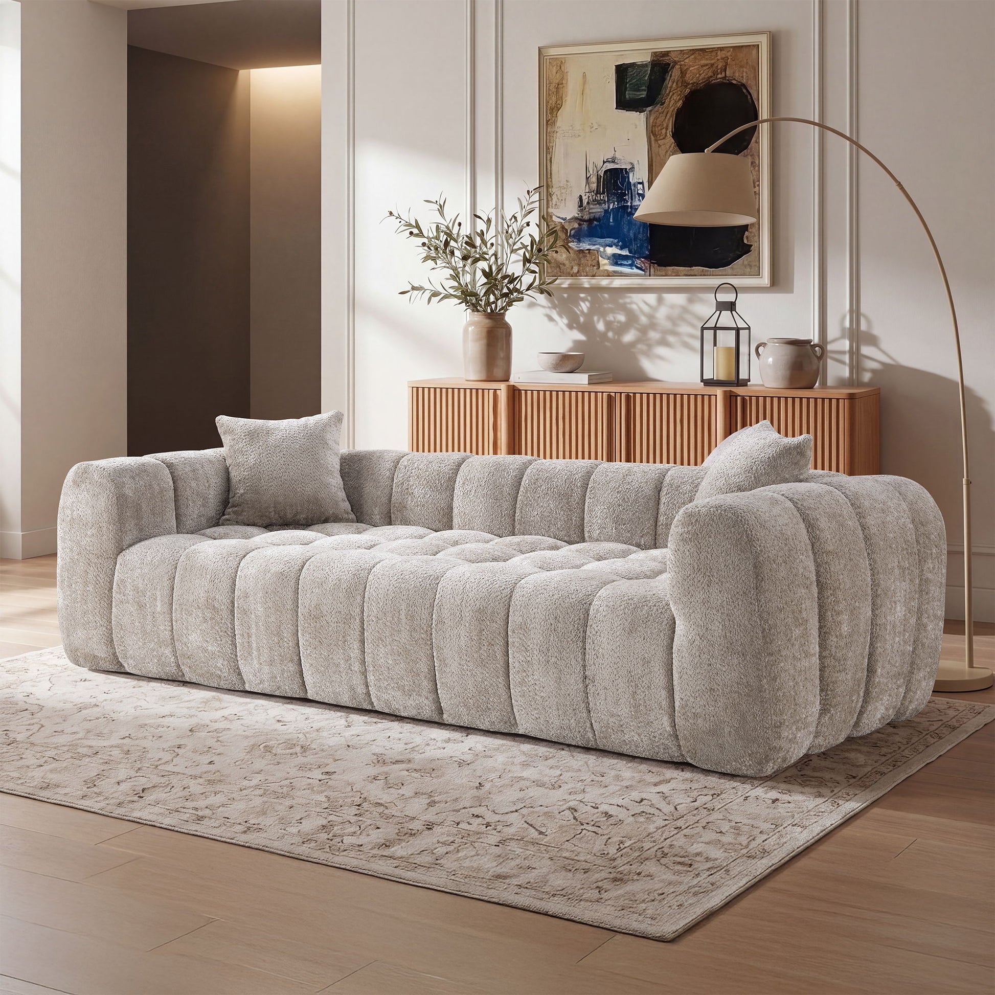Marshmallow Cloud Compressed Sofa Oversized With 2 Cushions Home Essentials