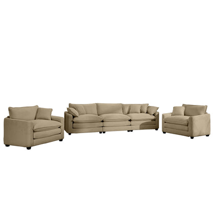 Elegant Oversized Sectional Sofa Set With Deep Seats And Flexible Layout Home Essentials