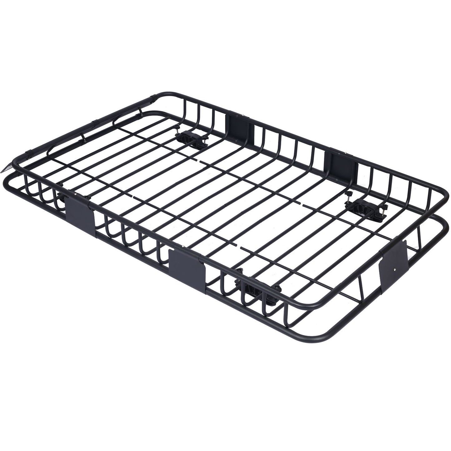 Motoring Rooftop Cargo Carrier Basket Steel, Universal Fit Roof Rack Daily Nest