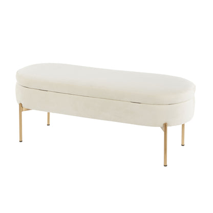 Chloe - Contemporary / Glam Bench Lumi Source