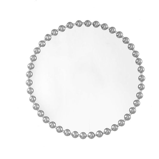Marlowe - 36" Round Wall Decor Mirror - Silver Madison Park Signature
