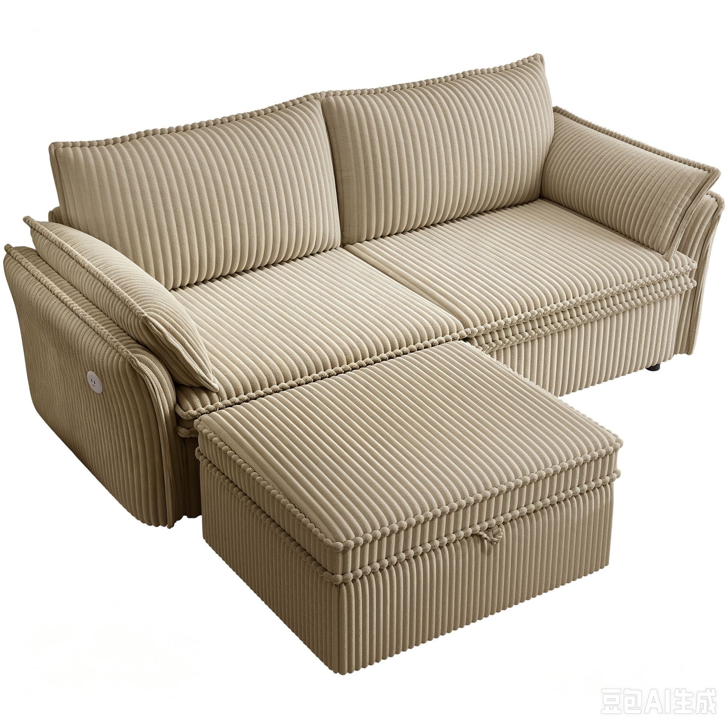 2 In 1 Convertible Sofa Bed, Multi Functional Living Room Furniture Home Essentials