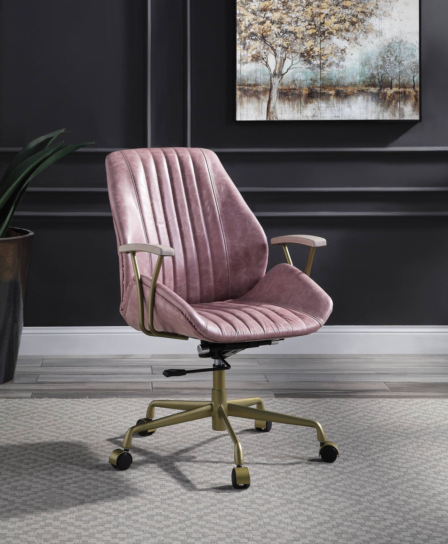 Hamilton - Top Grain Leather Office Chair Acme