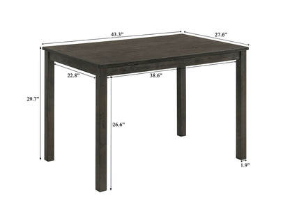 Melshire - Dining Table - Dark Brown Crown Mark
