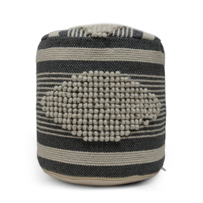 Diamond - Handcrafted Cylindrical Pouf Home Essentials
