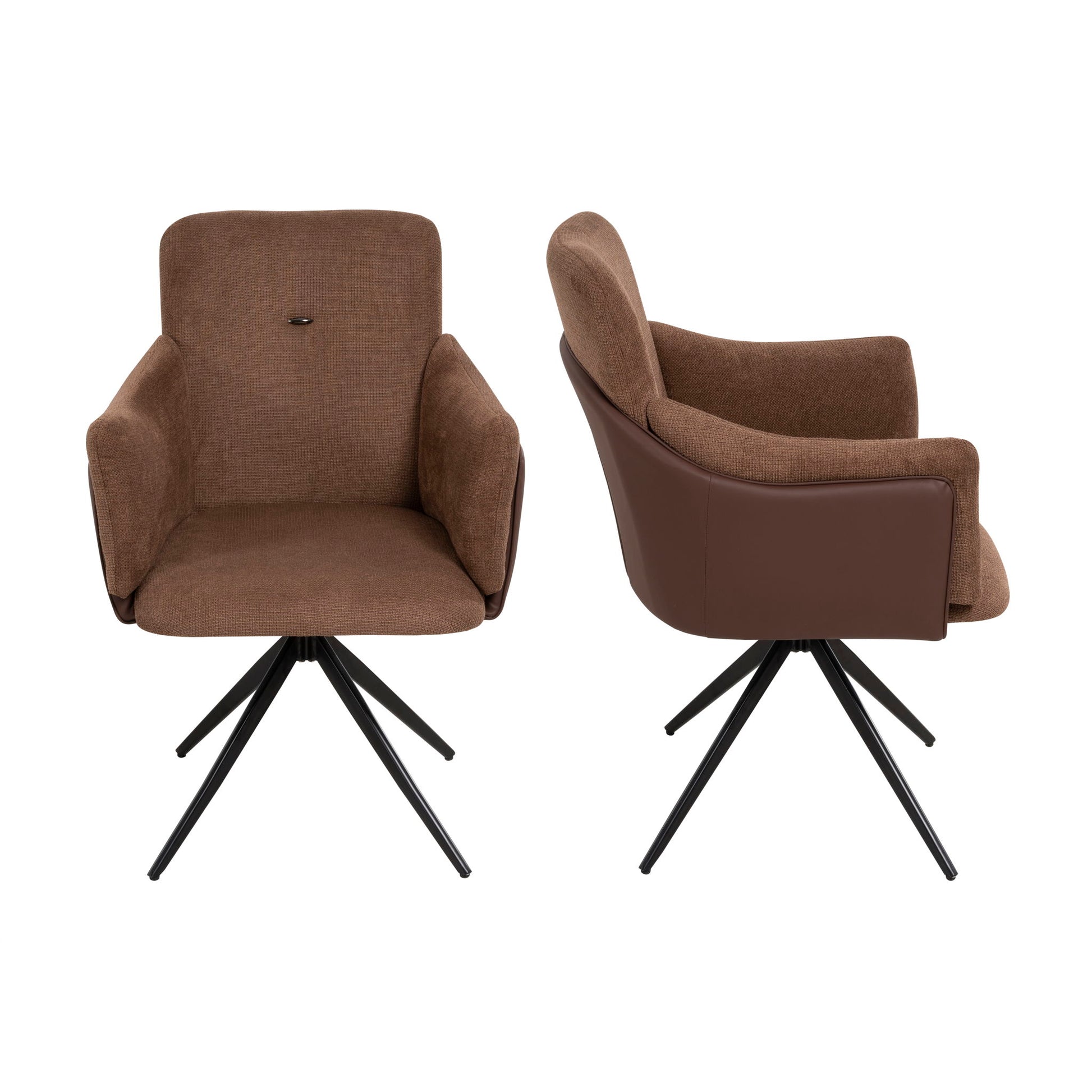 Swivel Home Office Desk Chairs With Arm (Set of 2) Home Essentials