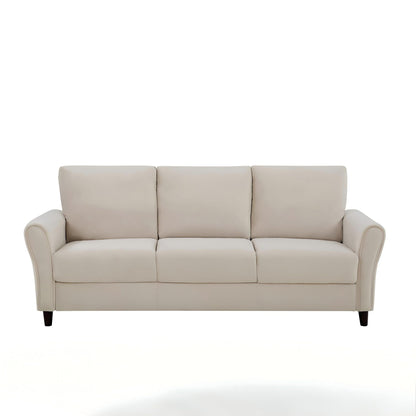 Patricia - Curved Arm 3 Seater Sofa US Pride