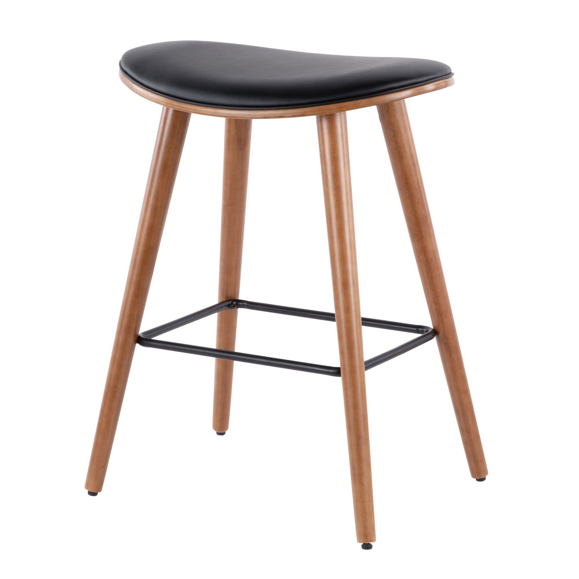 Saddle - Contemporary Counter Stool (Set of 2) Lumi Source
