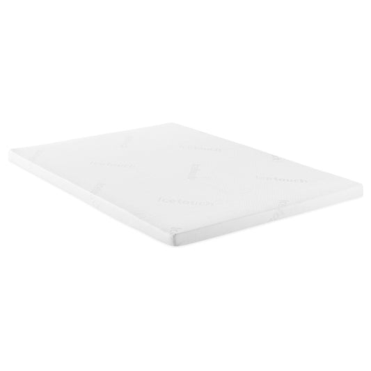 Klamath - 3" Memory Foam Mattress Topper With Breathable Cover And Dual-Layer Support Furniture Max