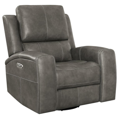 Brickston - Triple Power Swivel Glider Recliner Coaster Fine Furniture