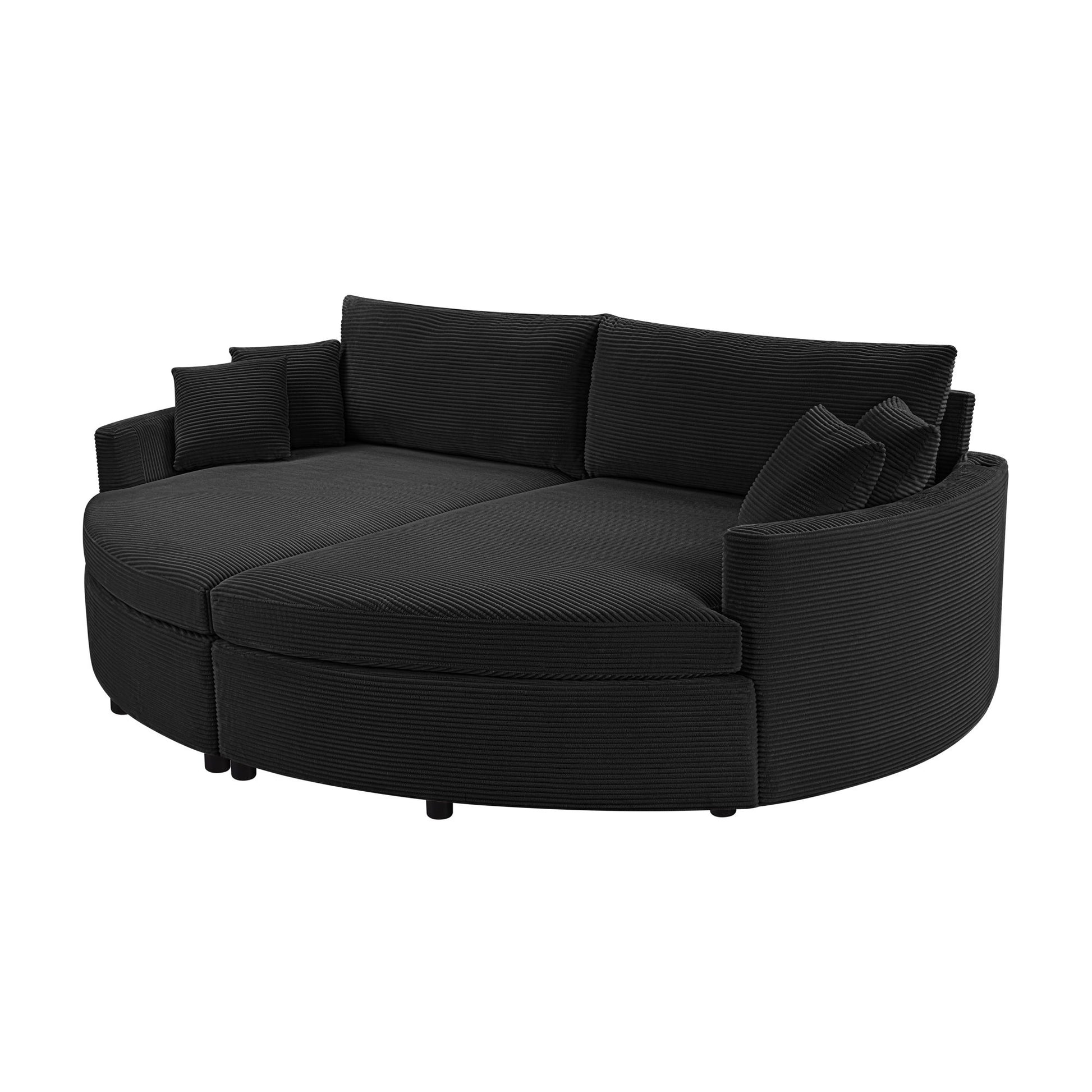 Oversized Double Chaise Lounge Sofa With USB Ports Hearth and Haven