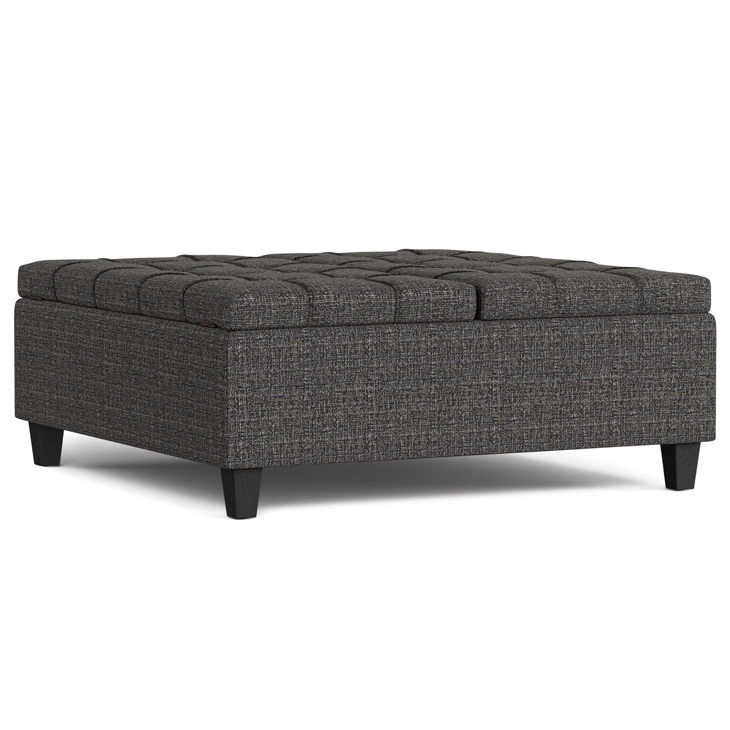 Harrison - Upholstered Coffee Table Storage Ottoman Simpli-Home