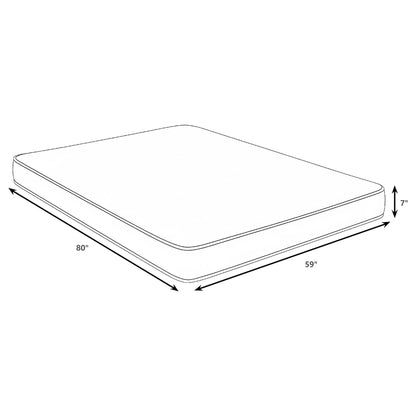 Cienaga - 7" Bamboo Cover Firm Foam Mattress With Supportive Foam Core And Breathable Fabric Furniture Max