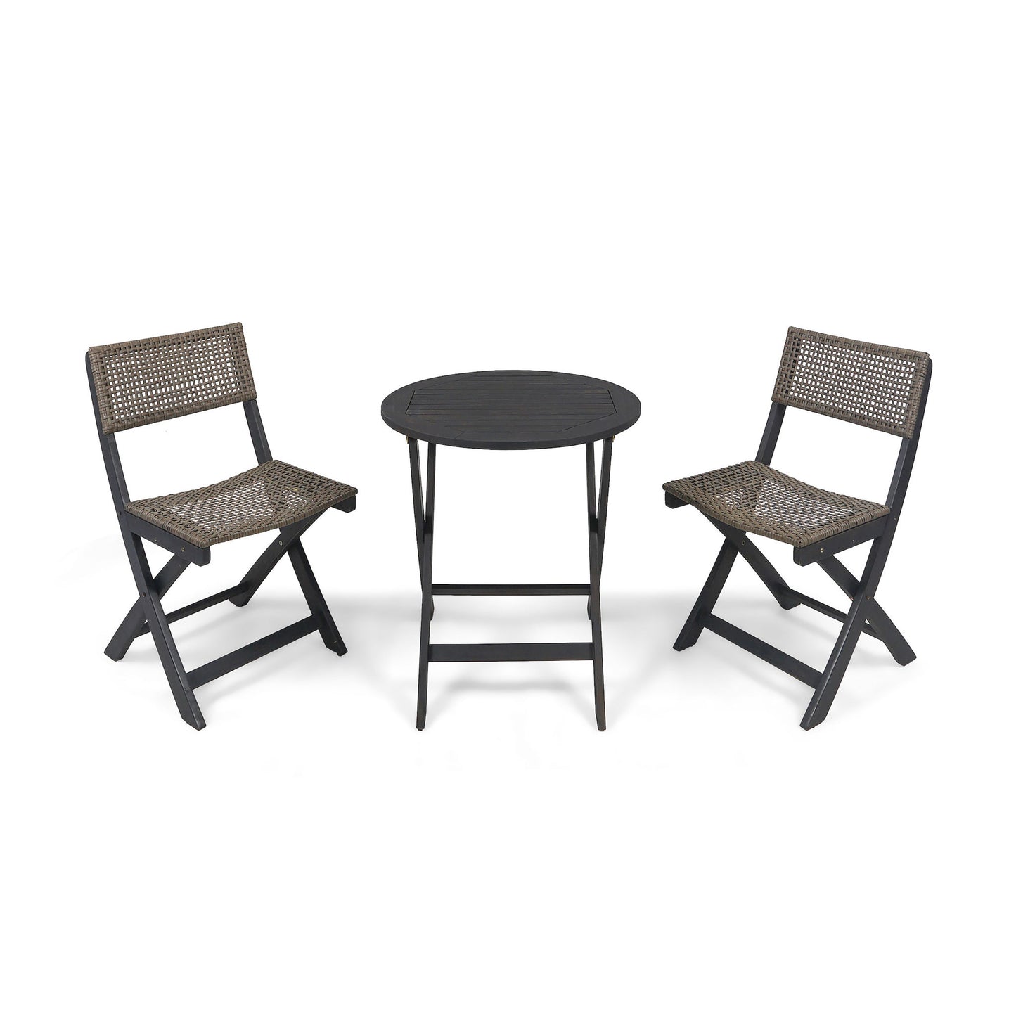 Evergreen - Outdoor Dining Set With Dining Table And 2 Chair Noble House