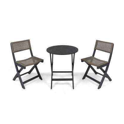 Evergreen - Outdoor Dining Set With Dining Table And 2 Chair Noble House