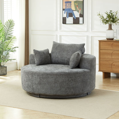 Single 360 Degree Swivel Chair For Living Room Home Essentials