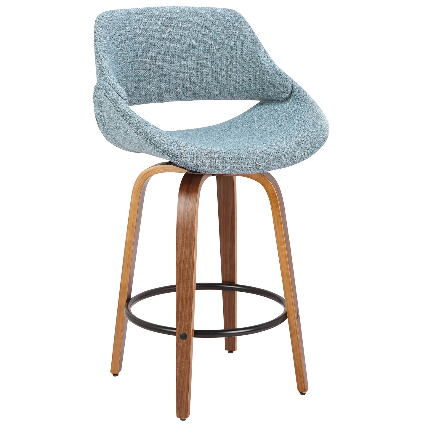 Fabrico - Mid Century Inviting Design Modern Counter Stool Lumi Source