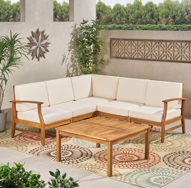 Perla - 6 Pieces Sofa Set Noble House