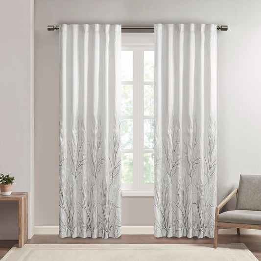 Andora - 84" Window Curtain - White Madison Park
