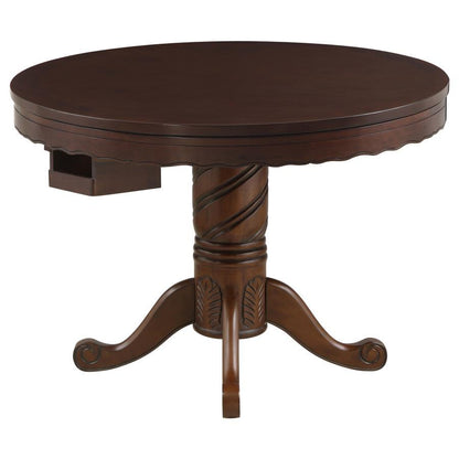 Turk - 5 Piece Dining And Game Table Set - Tobacco CoasterEssence