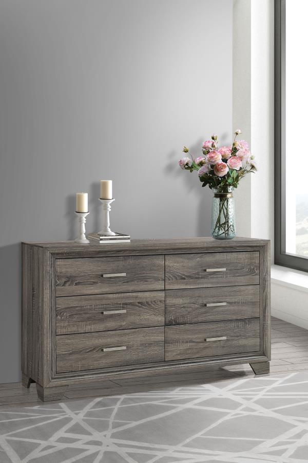 Wright - 6-Drawer Dresser Cabinet Coaster Fine Furniture