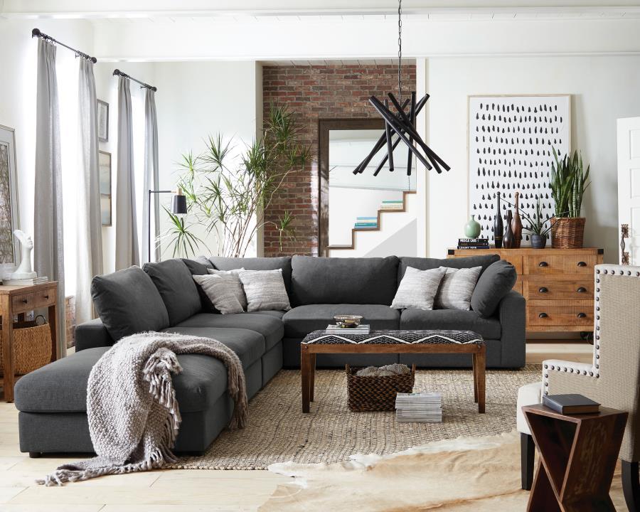Serene - Upholstered Modular Sectional Sofa CoasterEssence