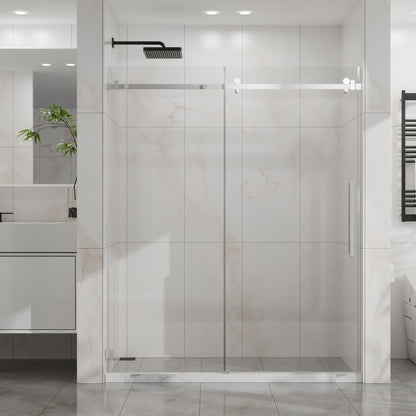 Frameless Tub Sliding Shower Door With Easy Clean Coating Daily Nest