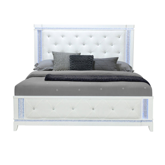 Adalid - Contemporary Bed With LED Lights Global Furniture USA