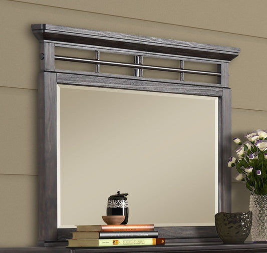 Mirror - Mahogany Bernards Furniture