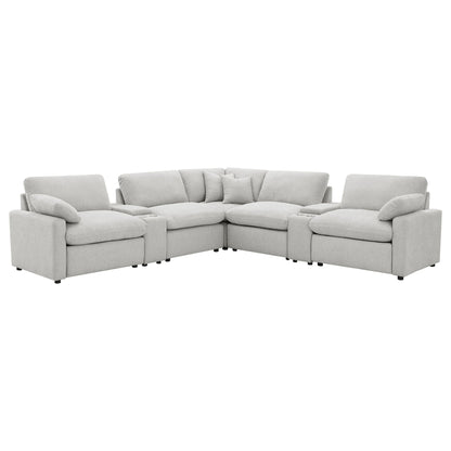 Hollander - Modular Power Reclining Sectional Sofa Furniture Max