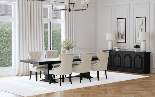 Florence - 126" Extension Dining Table Set Coaster Fine Furniture