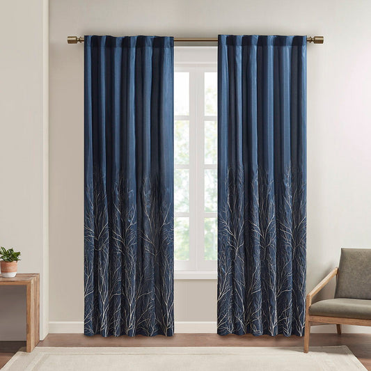 Andora - 84" Window Panel - Navy