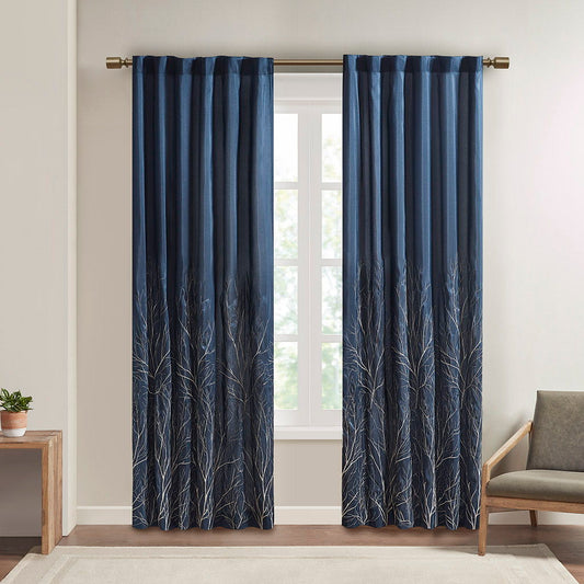 Andora - 95" Window Panel - Navy Madison Park
