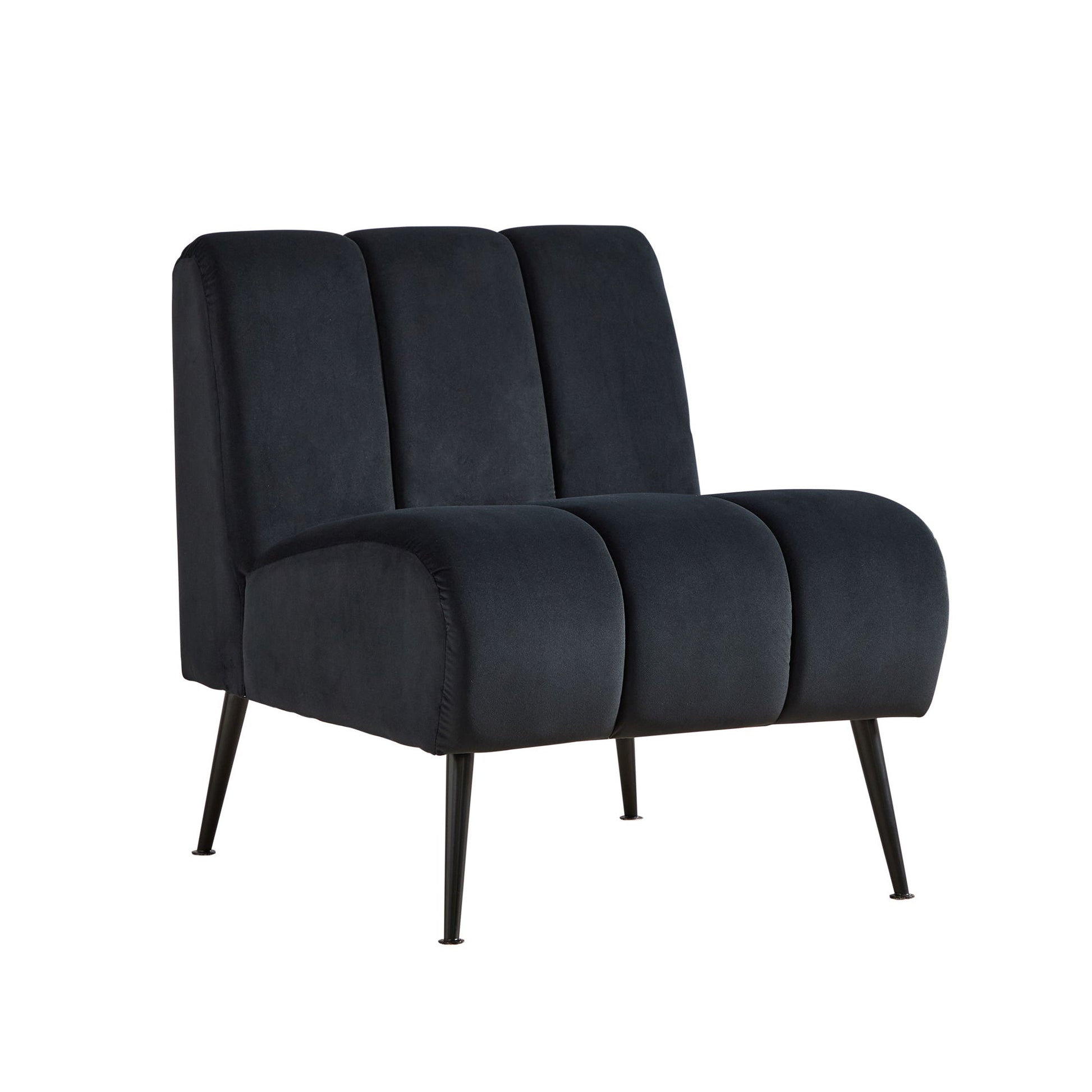 Upholstered Armless Chair For Living Room Home Essentials
