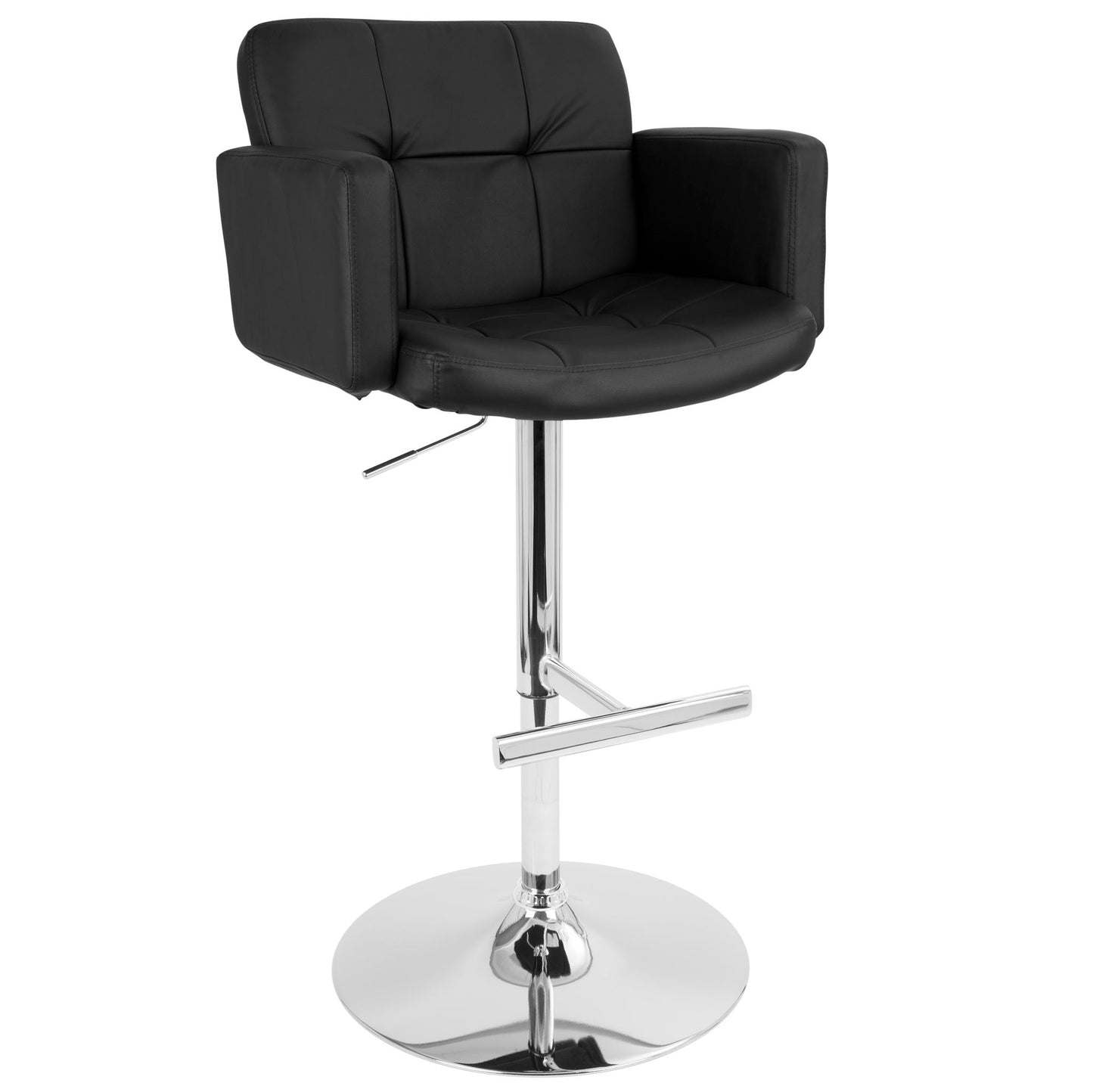 Stout - Contemporary Adjustable Barstool With Swivel Lumi Source