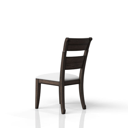 Upholstered Seat Side Chair - Chocolate Bernards Furniture