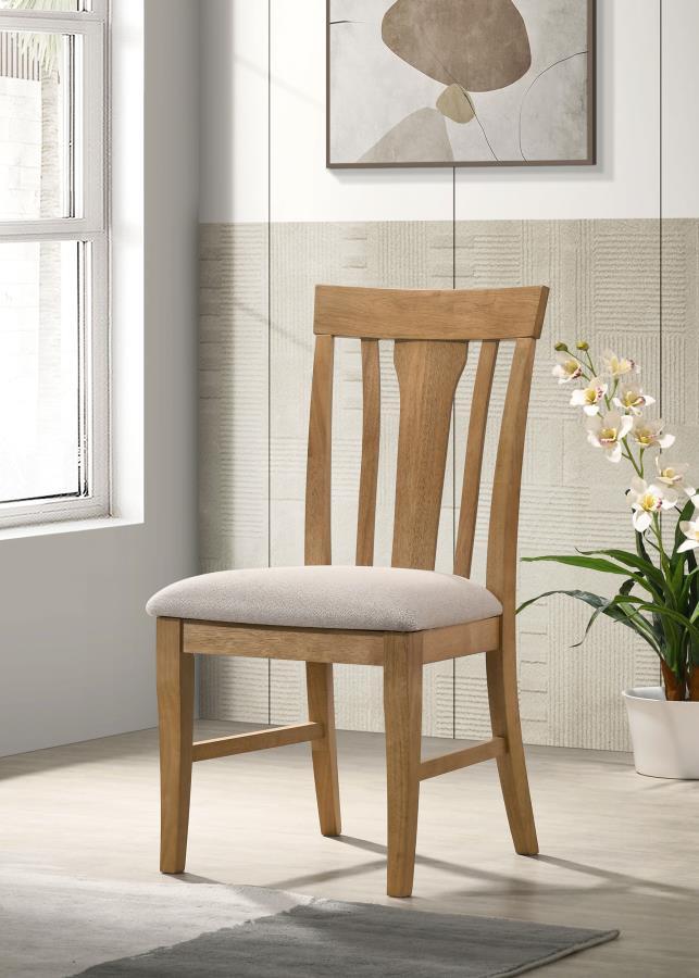 Hartville - Dining Side Chair (Set of 2) - Natural Light Brown Coaster Fine Furniture