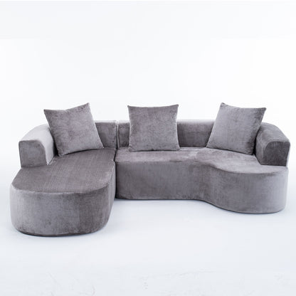 Modular Sectional Sofa With L Shape Chaise With Deep Seat Home Essentials