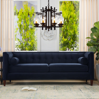 Jack - Modern Tuxedo Tufted Sofa Jennifer Taylor Home