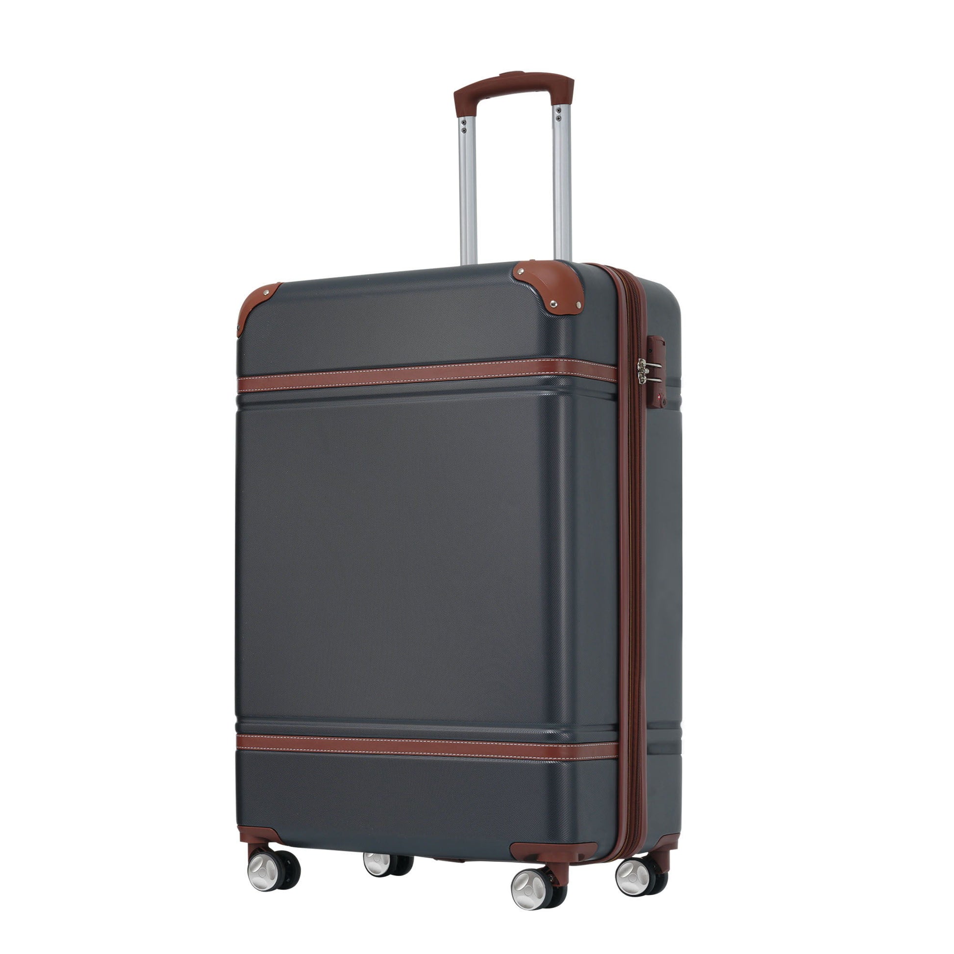 20" Luggage 1 Piece With Tsa Lock, Lightweight Suitcase Spinner Wheels, Carry On Vintage Luggage Daily Nest
