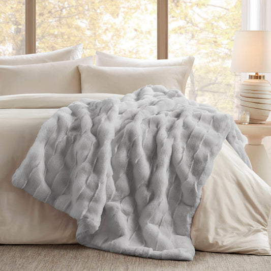 Vivienne - Throw - Light Gray Madison Park